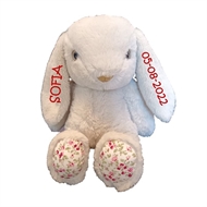 Bunnies Flora med navn, Teddykompaniet, Støvet grøn, 2 ører